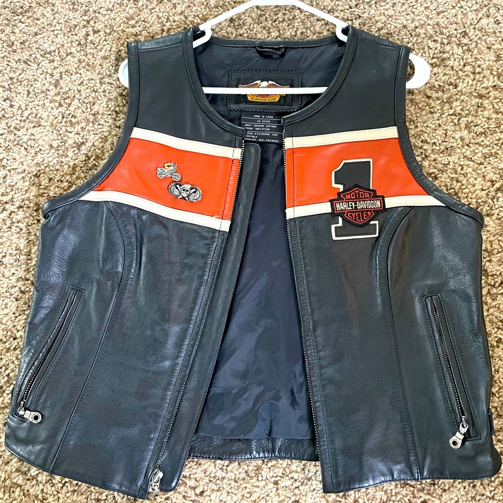 Harley Davidson Leather Vest
